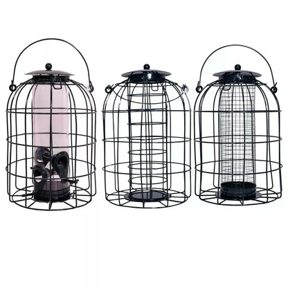 Bird Feeder 3pc Set - Seed, Nut & Fat Ball