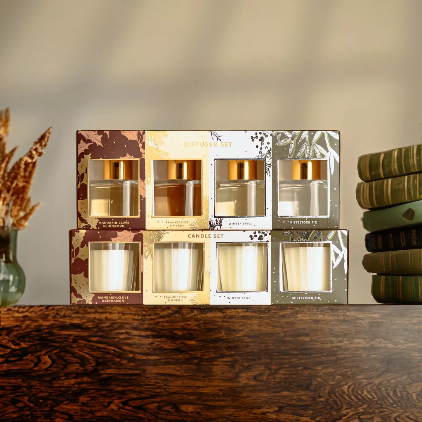 Winter Spiced Scented Candle and Diffuser Set