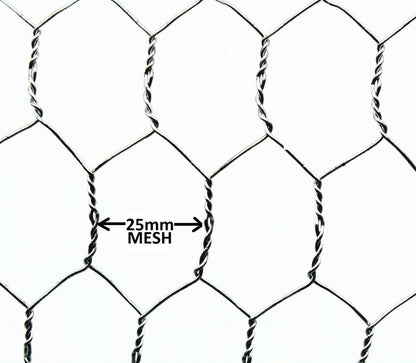 Chicken Wire Mesh Rabbit Animal Fence Green PVC Coated