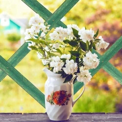 Expanding Garden Trellis Wooden Plant Flower Support Screen Panel Wall Green 180 x 90cm