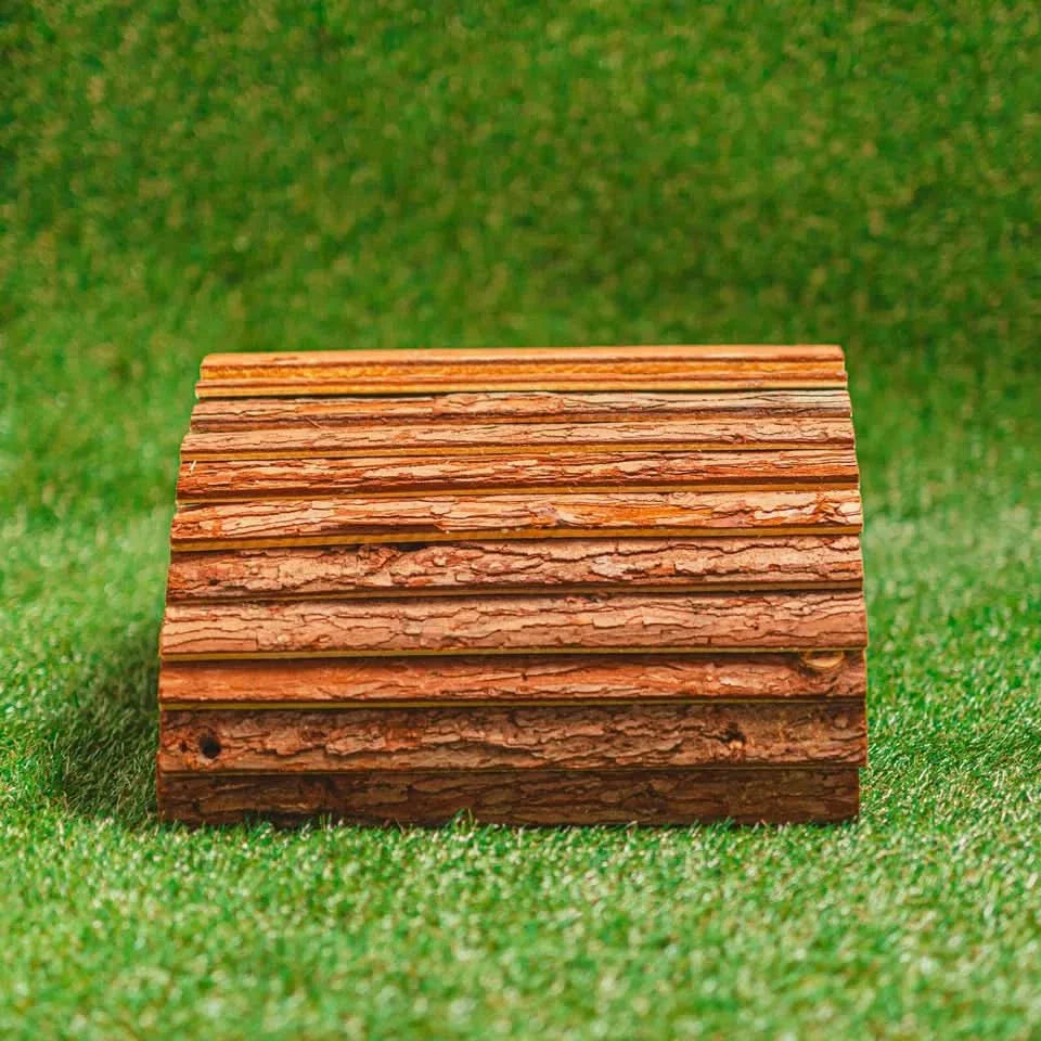 Curved Wooden Hedgehog House