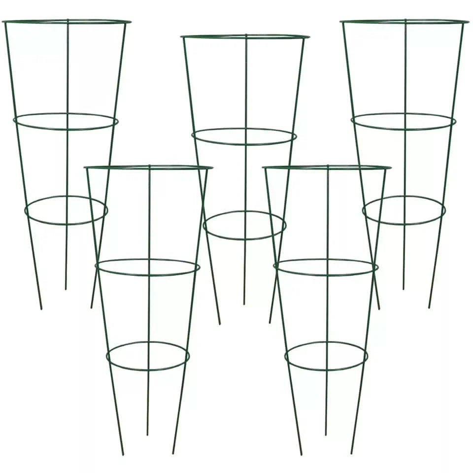5pc Conical Plant Supports Trellis Garden Climbing Cage