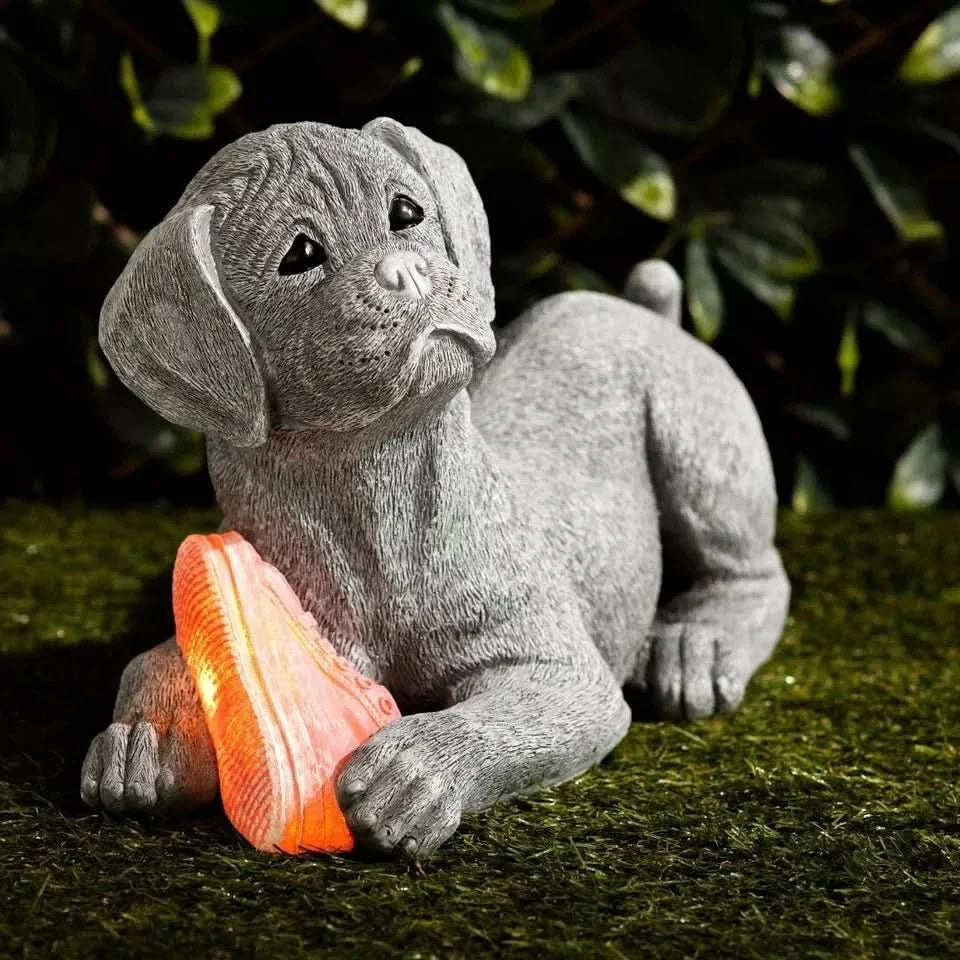 Dog Solar Powered Garden Ornaments