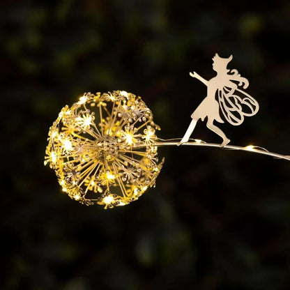 Dandelion Fairy sculpture Stake Light