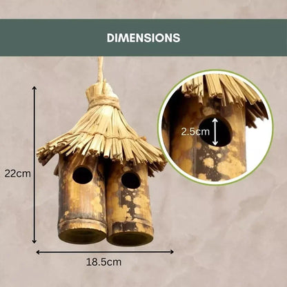 Tiki Hanging Bird Nest Box