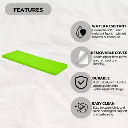 Light Green Outdoor Waterproof Bench Cover