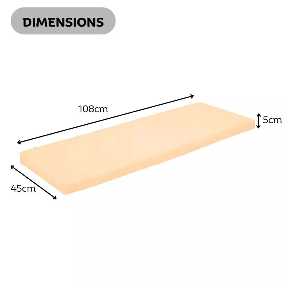 Cream Outdoor Waterproof Bench Cover