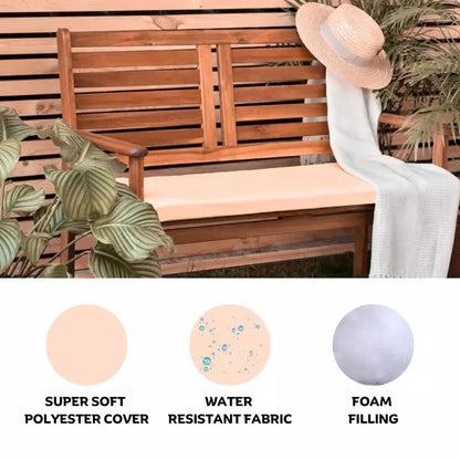 Cream Outdoor Waterproof Bench Cover