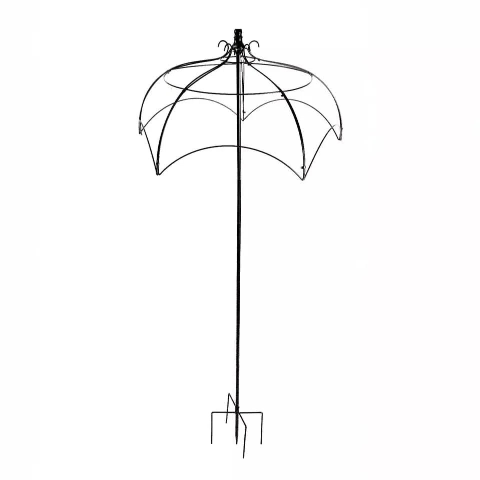 Umbrella Plant Support Trellis Garden Climbing Flowers Vine Metal Heavy Duty