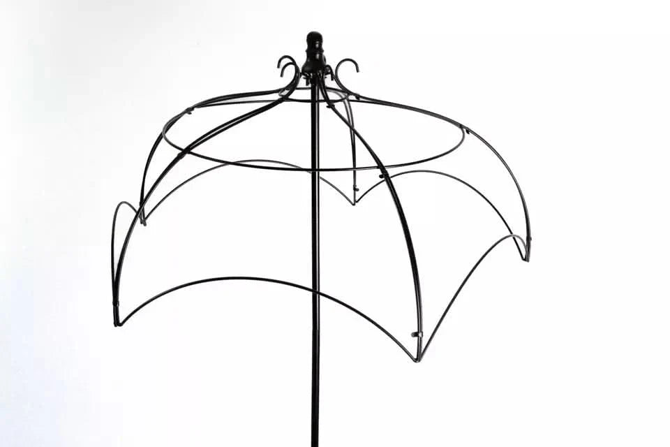 Umbrella Plant Support Trellis Garden Climbing Flowers Vine Metal Heavy Duty