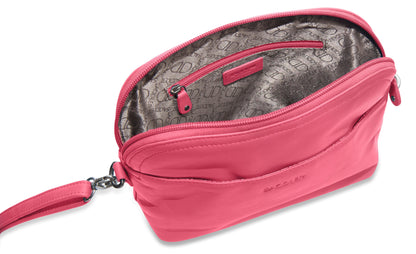 SADDLER BROOKLYN Leather Zip Top Handbag - Adjustable  Shoulder Strap, Multiple Pockets - RFID Protected