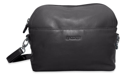 SADDLER BROOKLYN Leather Zip Top Handbag - Adjustable  Shoulder Strap, Multiple Pockets - RFID Protected