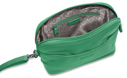 SADDLER BROOKLYN Leather Zip Top Handbag - Adjustable  Shoulder Strap, Multiple Pockets - RFID Protected