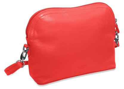 SADDLER BROOKLYN Leather Zip Top Handbag - Adjustable  Shoulder Strap, Multiple Pockets - RFID Protected