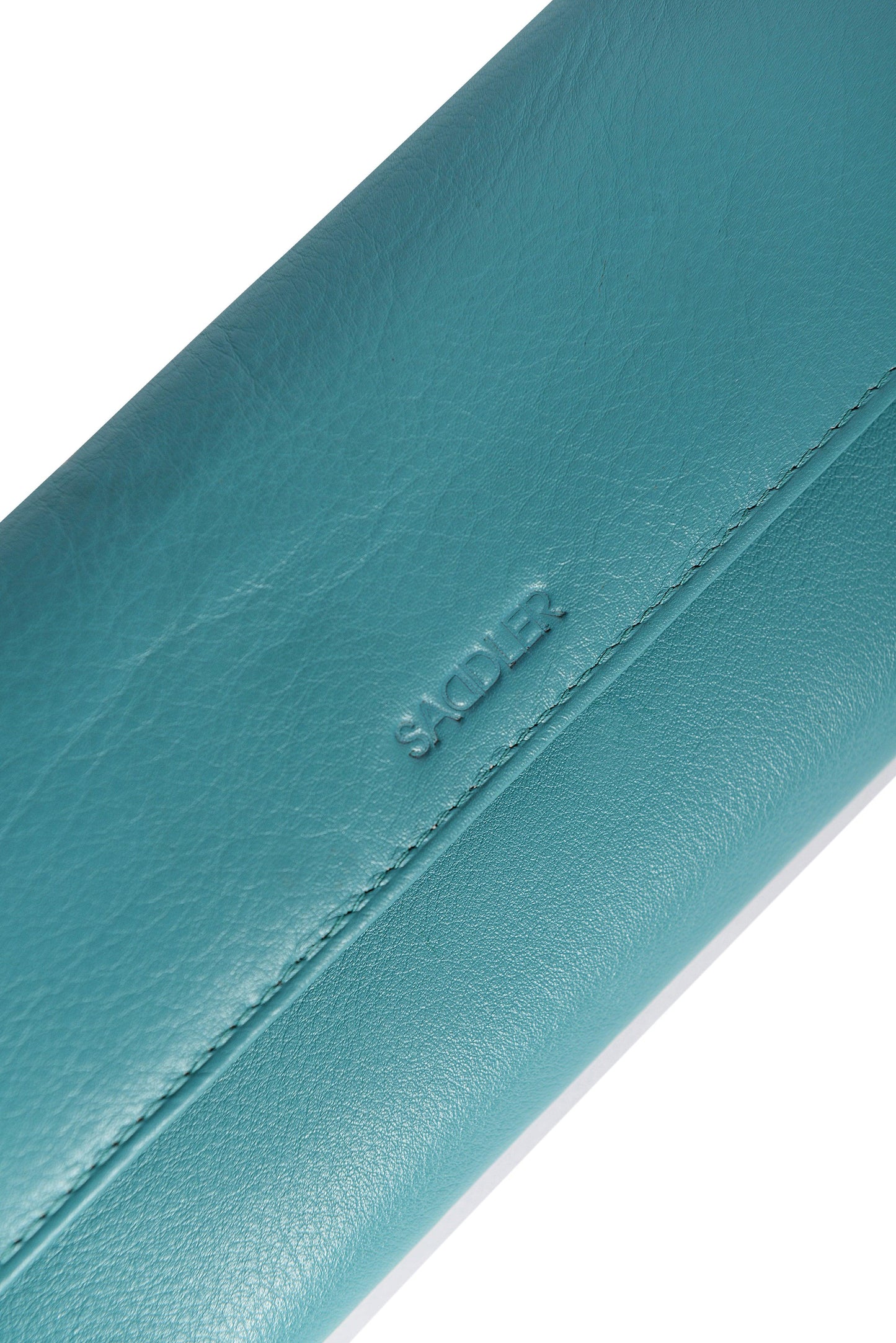 SADDLER CLAIRE Long Leather Trifold Purse - 18 Card Slots, Dual Zip Pockets, and Note Sections - RFID Protected