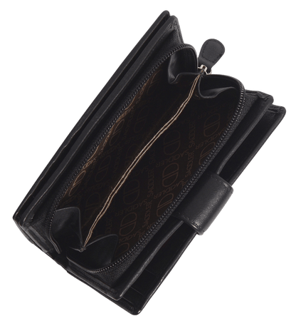 SADDLER GEORGIE Leather Double-Sided Purse - 13 Card Slots, Generous Space for Notes and Coins - RFID Protected