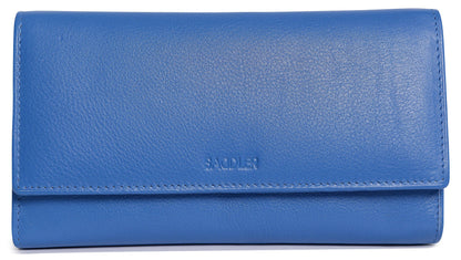 Large Leather Multi-Section Purse "Grace" – Handmade by Saddler | RFID Protected & Gift Boxed