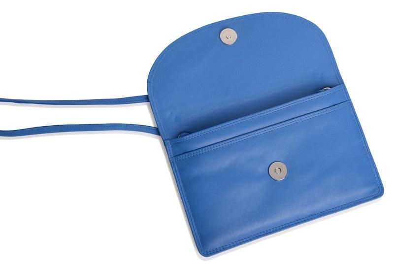 SADDLER ISABELLE Leather Slimline Crossbody Bag - Adjustable Strap, Multiple Pockets, Magnetic Closure - RFID Protected