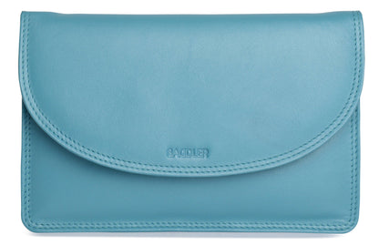 SADDLER ISABELLE Leather Slimline Crossbody Bag - Adjustable Strap, Multiple Pockets, Magnetic Closure - RFID Protected