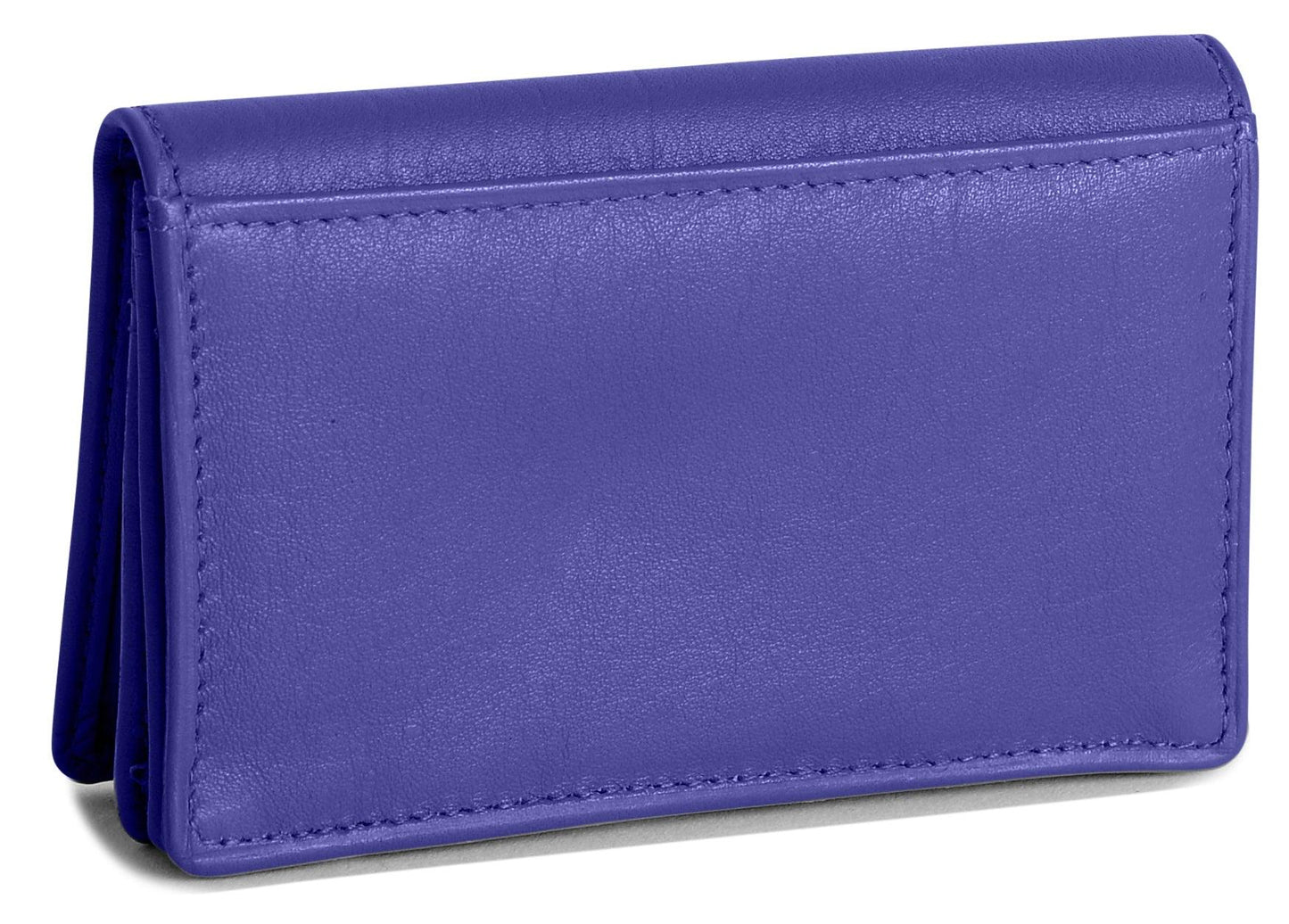 SADDLER JESSICA Leather Credit Card Holder with RFID Protection - 2 Sections and ID Window