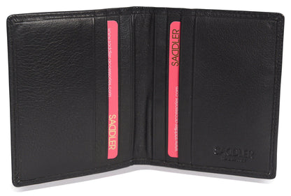 Compact Leather Card Wallet "Lexi" – Handmade by Saddler | RFID Protected & Gift Boxed