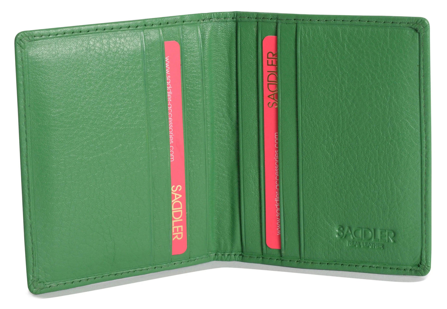 Compact Leather Card Wallet "Lexi" – Handmade by Saddler | RFID Protected & Gift Boxed