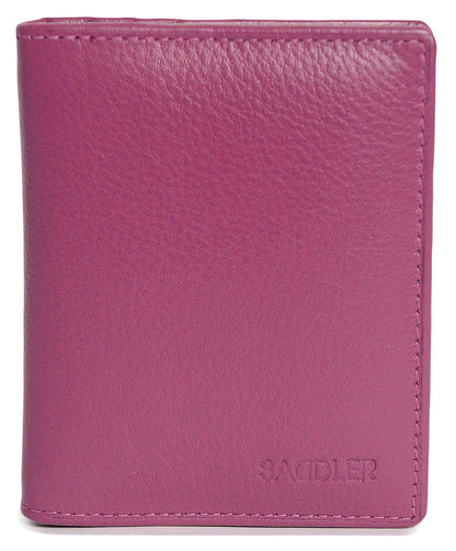 Compact Leather Card Wallet "Lexi" – Handmade by Saddler | RFID Protected & Gift Boxed