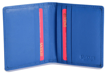 Compact Leather Card Wallet "Lexi" – Handmade by Saddler | RFID Protected & Gift Boxed