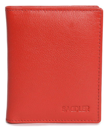 Compact Leather Card Wallet "Lexi" – Handmade by Saddler | RFID Protected & Gift Boxed