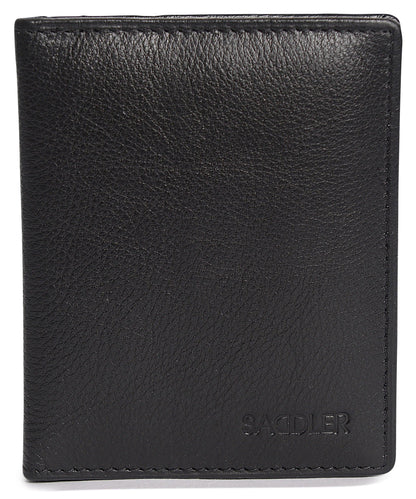 Compact Leather Card Wallet "Lexi" – Handmade by Saddler | RFID Protected & Gift Boxed