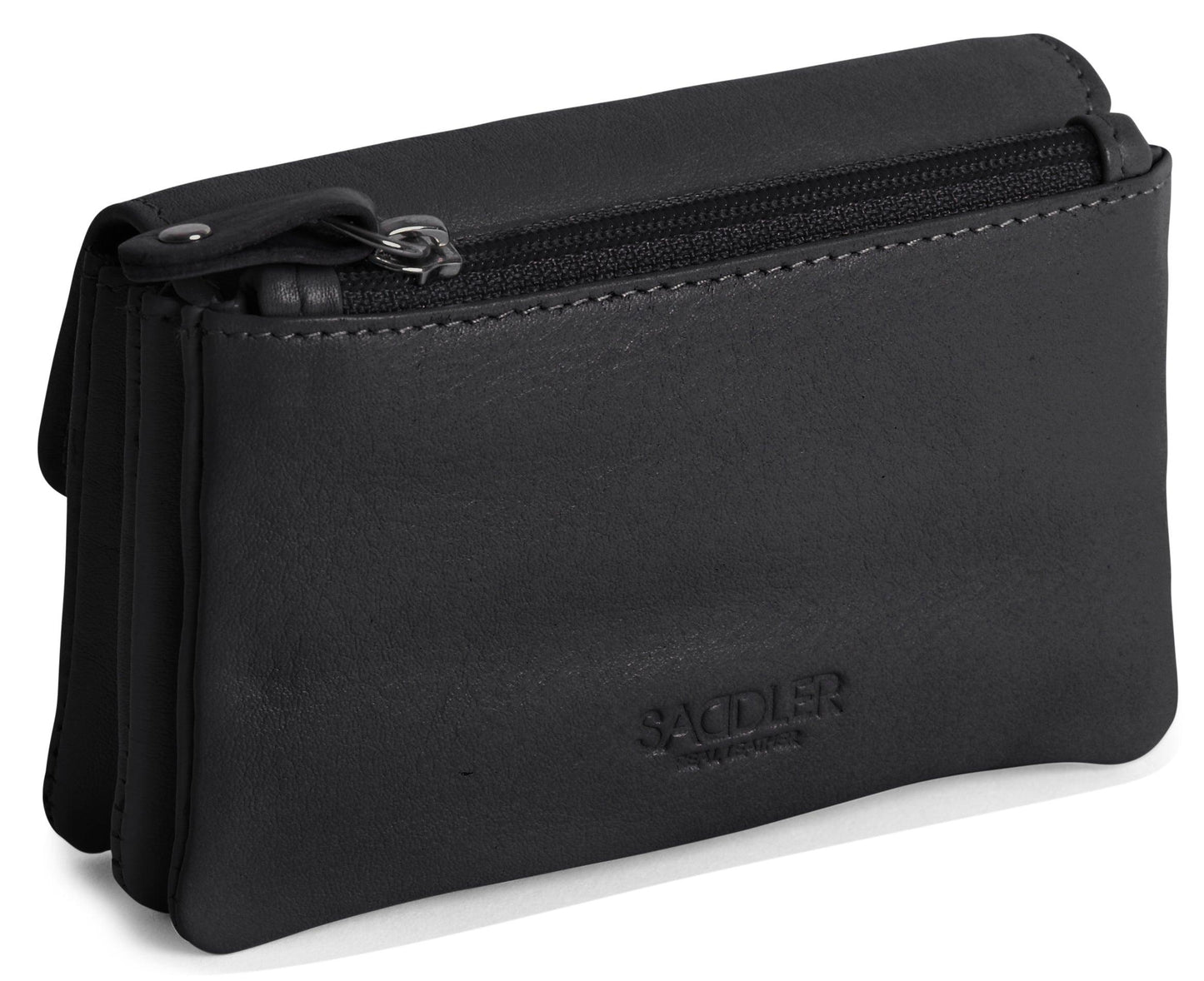 Spacious Leather Purse "Lily" – Handmade by Saddler | RFID Protected & Gift Boxed | Triple Gusset Design for Cards, Coins & Keys