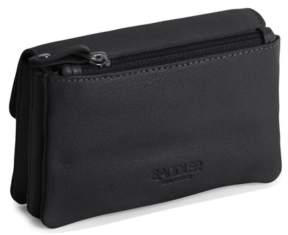 Spacious Leather Purse "Lily" – Handmade by Saddler | RFID Protected & Gift Boxed | Triple Gusset Design for Cards, Coins & Keys