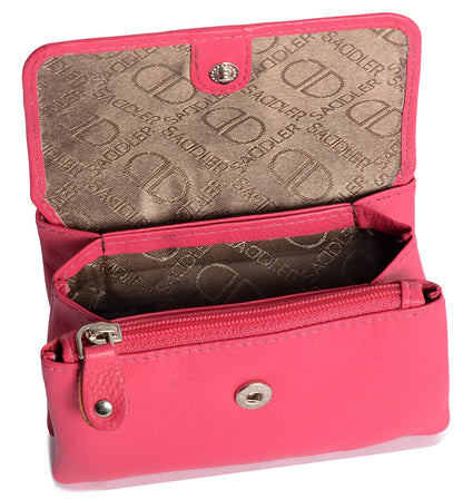 Spacious Leather Purse "Lily" – Handmade by Saddler | RFID Protected & Gift Boxed | Triple Gusset Design for Cards, Coins & Keys