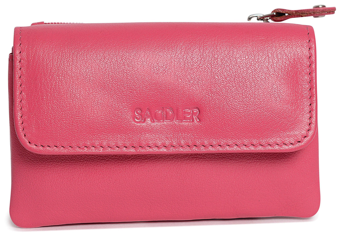 Spacious Leather Purse "Lily" – Handmade by Saddler | RFID Protected & Gift Boxed | Triple Gusset Design for Cards, Coins & Keys