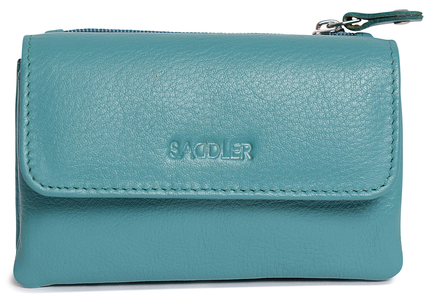 Spacious Leather Purse "Lily" – Handmade by Saddler | RFID Protected & Gift Boxed | Triple Gusset Design for Cards, Coins & Keys