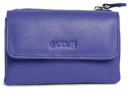 Spacious Leather Purse "Lily" – Handmade by Saddler | RFID Protected & Gift Boxed | Triple Gusset Design for Cards, Coins & Keys