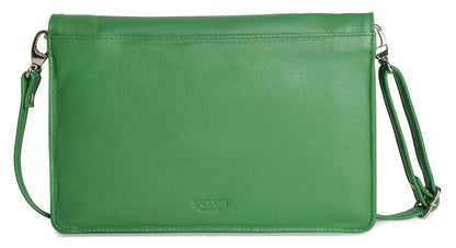 SADDLER Olivia 3-Section Leather Crossbody Bag & Clutch – Compact & Stylish - Gift Boxed