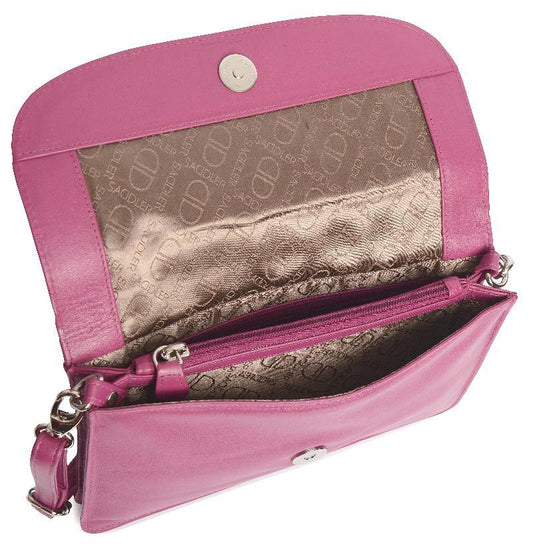 SADDLER Olivia 3-Section Leather Crossbody Bag & Clutch – Compact & Stylish - Gift Boxed