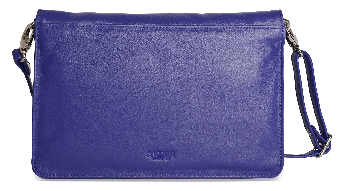 SADDLER Olivia 3-Section Leather Crossbody Bag & Clutch – Compact & Stylish - Gift Boxed