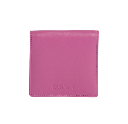 SADDLER POPPY Leather Square Mini Tray Purse