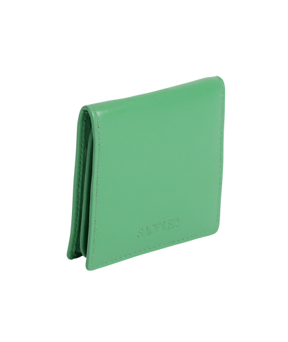 SADDLER POPPY Leather Square Mini Tray Purse