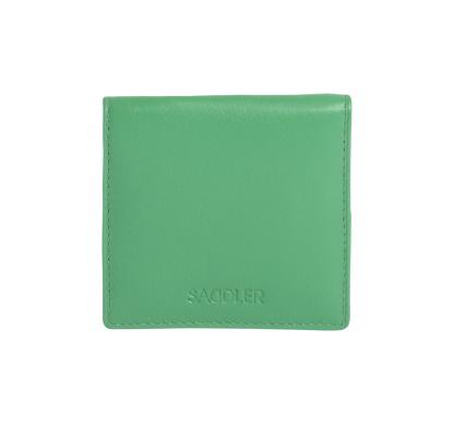 SADDLER POPPY Leather Square Mini Tray Purse