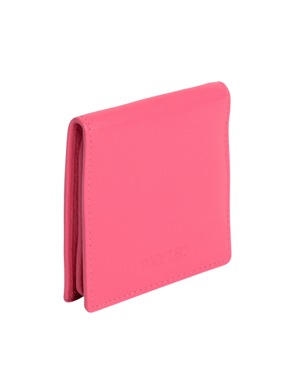 SADDLER POPPY Leather Square Mini Tray Purse