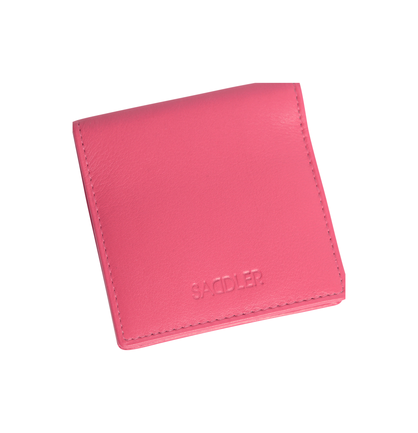 SADDLER POPPY Leather Square Mini Tray Purse