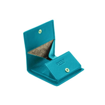 SADDLER POPPY Leather Square Mini Tray Purse