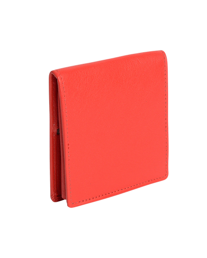 SADDLER POPPY Leather Square Mini Tray Purse