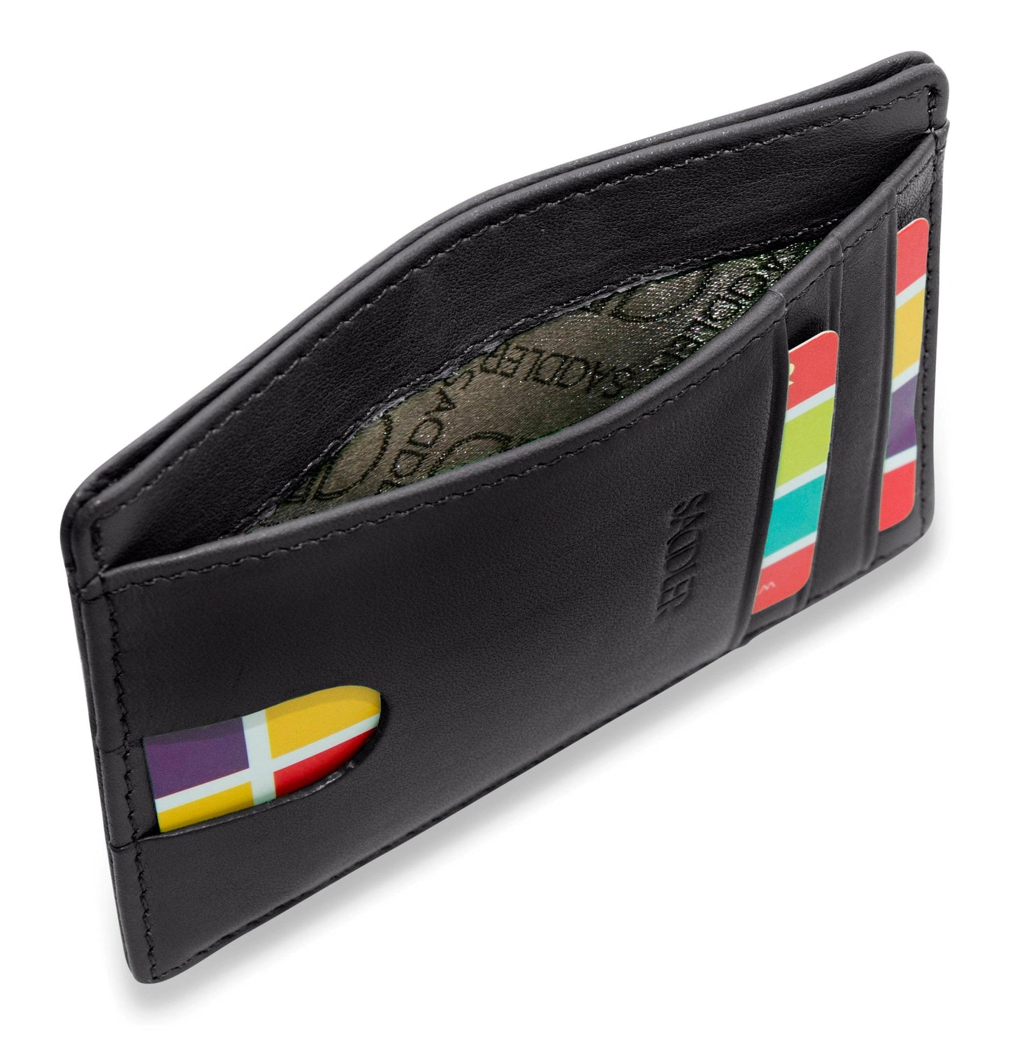 Slim Leather Card Holder "Stella" – Handmade by Saddler |Gift Boxed