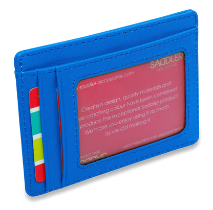 Slim Leather Card Holder "Stella" – Handmade by Saddler |Gift Boxed