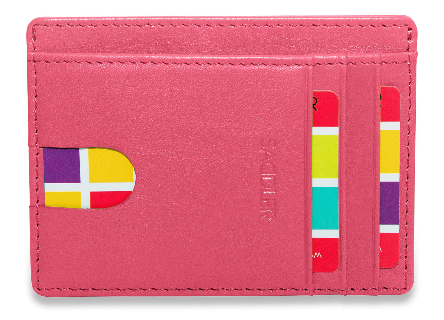 Slim Leather Card Holder "Stella" – Handmade by Saddler |Gift Boxed