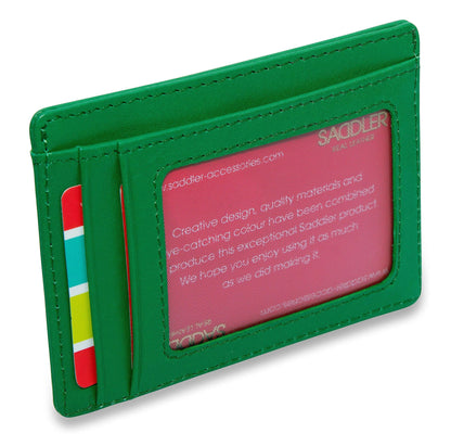 Slim Leather Card Holder "Stella" – Handmade by Saddler |Gift Boxed